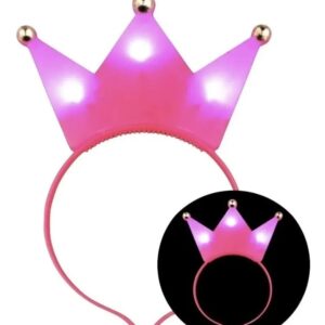 Vincha Coronita LED x6u por bulto