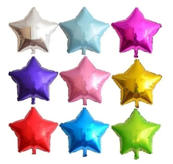 Globo Estrella 23cm Surtido x10u
