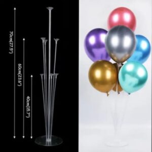 Exhibidor acrílico p/7 globos - 70cm