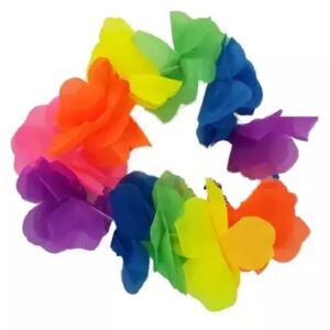 Pulsera Hawaiana Tela Multicolor x24u