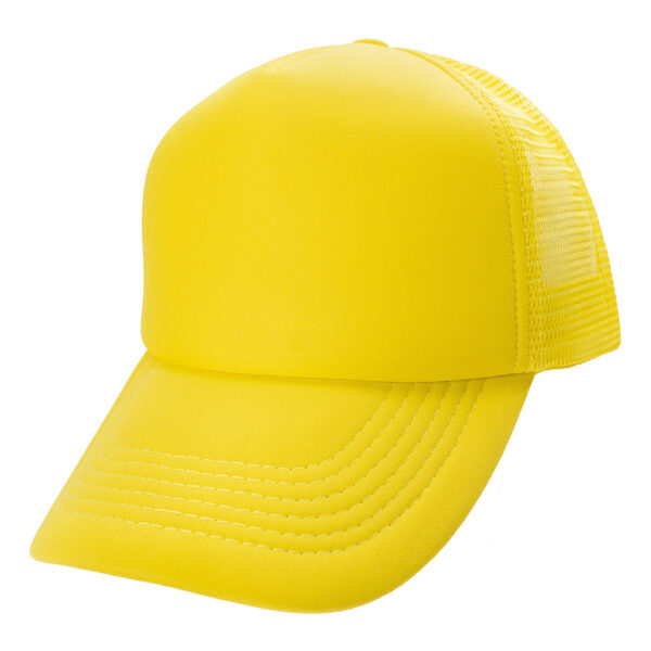 Gorra Visera Trucker Amarrilla