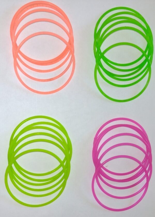 Pulseritas Plásticas Fluo x12u - Surtidas