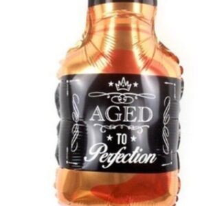 Globo Botella Wisky 35cm x10u