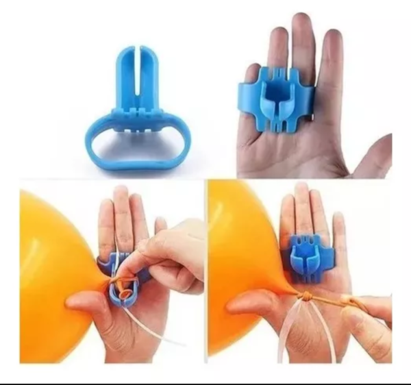 Anudador Plástico Para Globos de Latex x10u