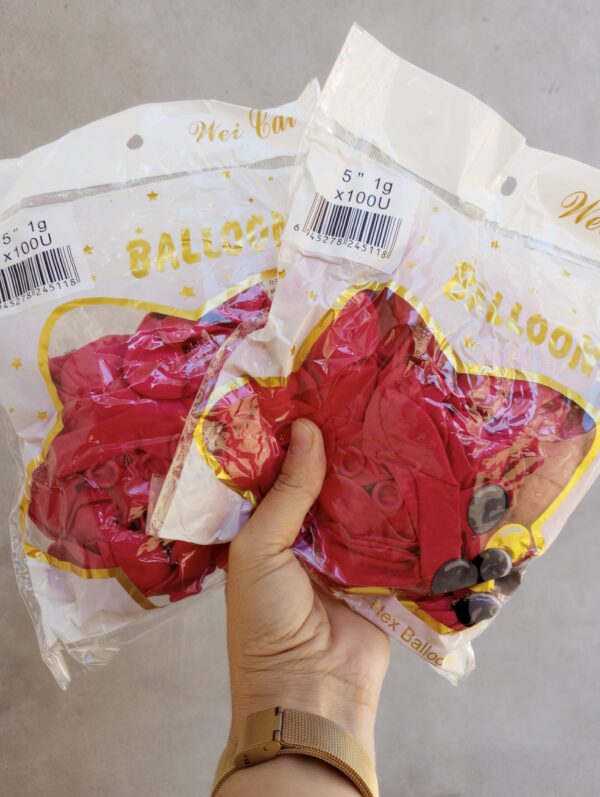 Globo Latex  5" / 12,5cm x100u - Borravino