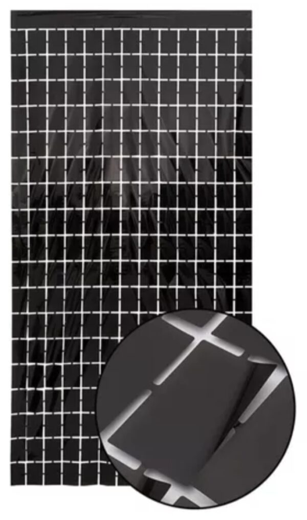 Cortina Shimmer Negro