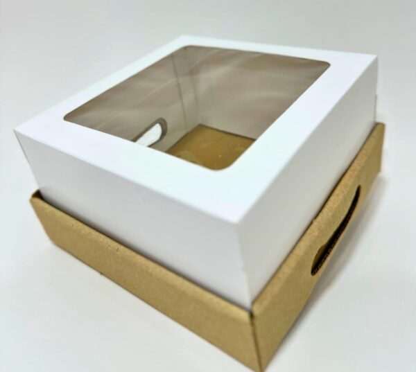 Pack de 10 Caja Desayuno Blanca 21x21x12