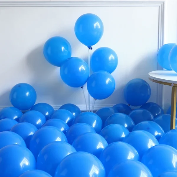 Globo Latex 10" 25cm x 50u - Celeste