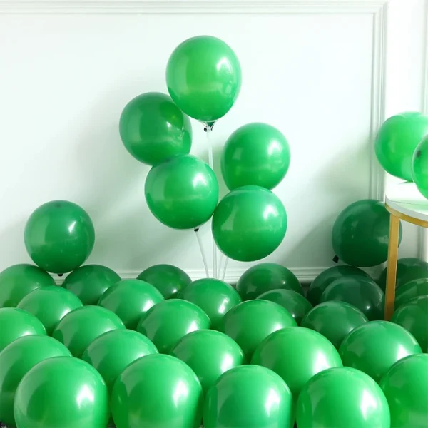 Globo Latex 10" 25cm x 50u - Verde