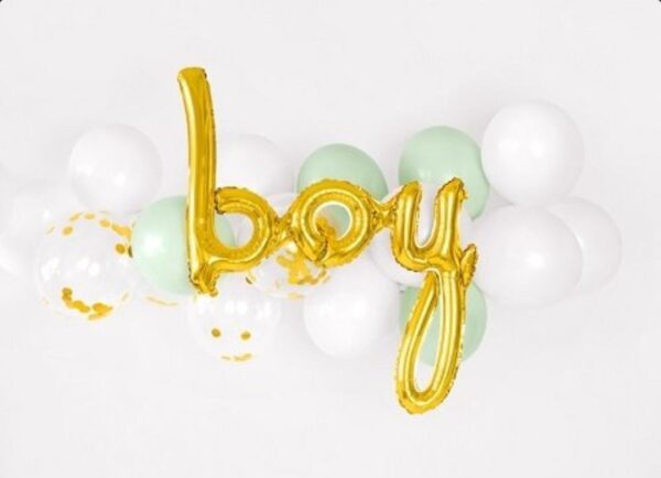 Set Cursiva Boy - Dorado