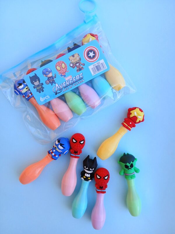 Mini Resaltador Advengers x6u