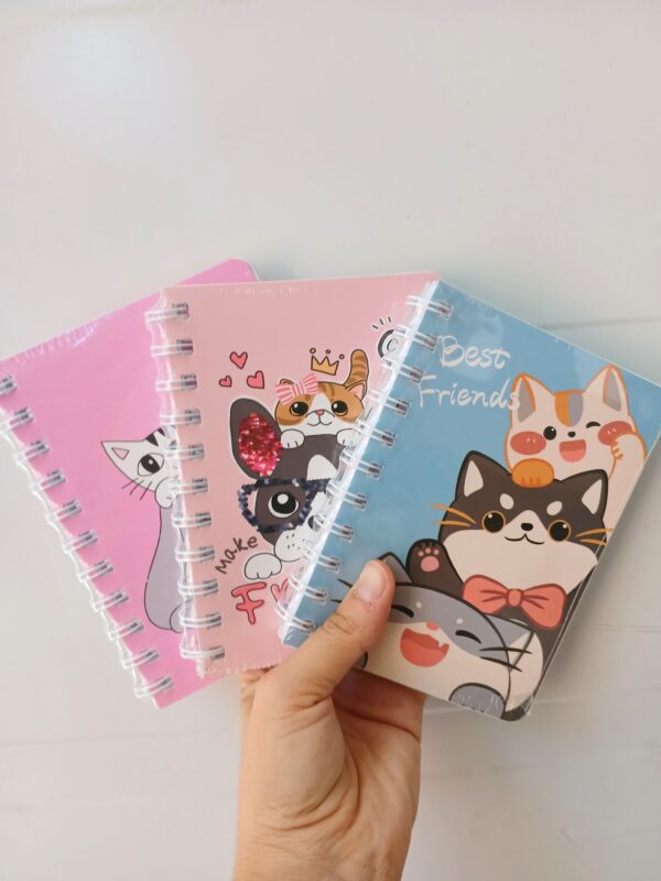 Cuaderno A6 Anillado Gatitos - Hoja Raya