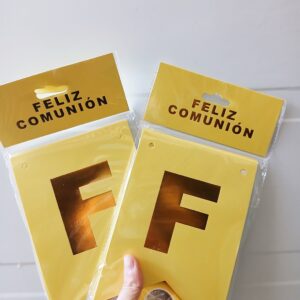 Banderin Comunión Amarilla