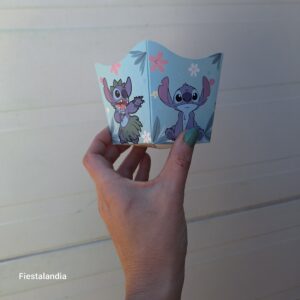Pack x10 Pochoclera 8x7,5x9 - Lili & Stitch