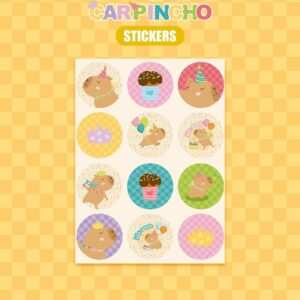 Sticker Capybara x10u