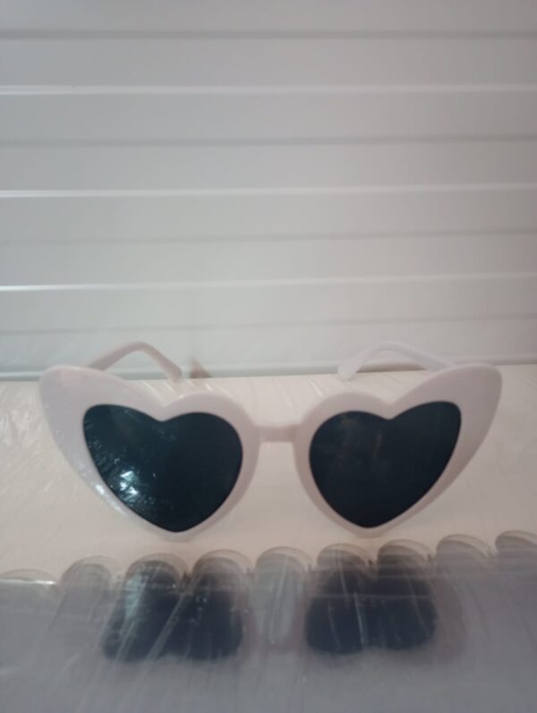 Lentes Corazón Blanco x5u