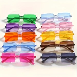 Lentes Cuadrado Acrílico x5u - Surtidos