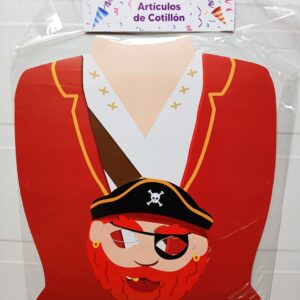 Set Pechera y Careta - Pirata