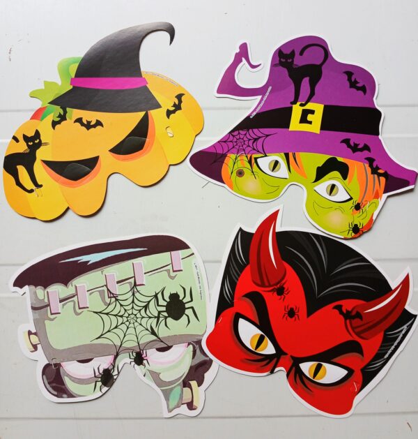 Antifaz Halloween x8u - Surtidos
