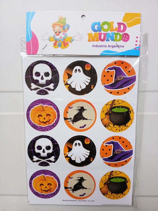 Sticker Halloween x10 Planchas