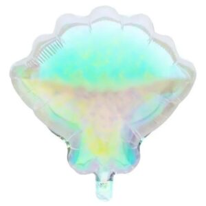 Globo Ostra Iridiscente Traslúcido 50cm x5u