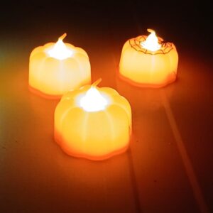 Vela Led Calabaza x3u