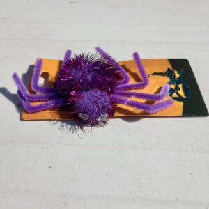 Hebilla Araña Peluda- Violeta