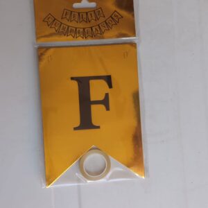 Banderín Espejado - Oro