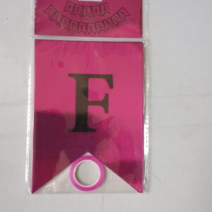 Banderín Espejado - Rosa