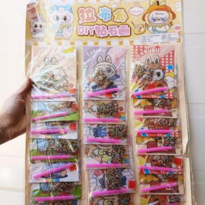 Kit de Pintura Diamantes 13x10cm - Labubu