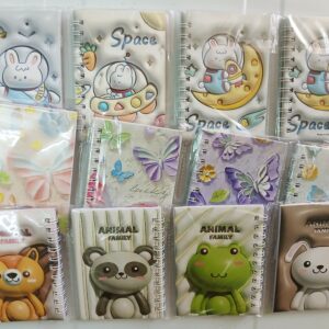 Bulto x12 Agendita 7,5x10cm 40 hojas - Surtida