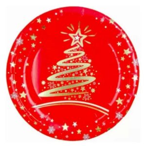 Plato Arbol de Navidad x8