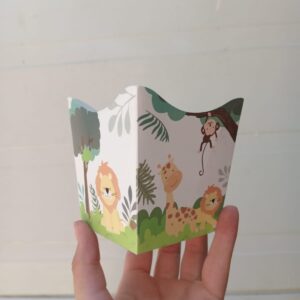 Pack x10 Pochoclera 8x7,5x9 - Safari