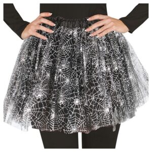 Tutu Halloween 3 Capas Tul - Negro