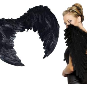 Ala Ángel Pluma 60x45 - Negra