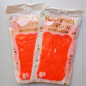 Cortina Fluor Naranja