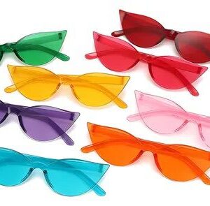 Lentes Ojo de Gato Acrílico x5u - Surtidos