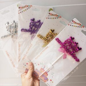 Bulto x4 Topper Metalizado FC - Surtido