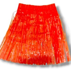 Pollera Hawaiana Fluor - Naranja