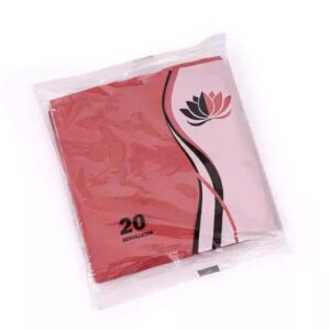 Servilleta Navidad Rojo Lisa x20u