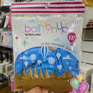 Globo Latex 12" x25u - Celeste