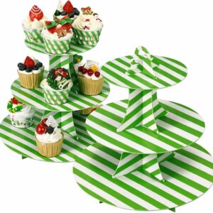 Soporte para Plato 3 Niveles - Verde