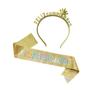 Set FC Vincha y Banda - Oro