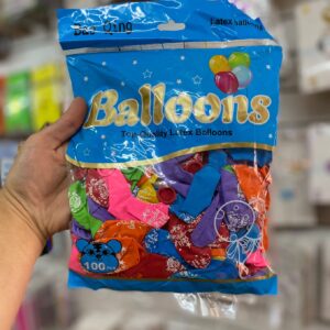 Bolsa x100 Globo Latex FC 10" Colores