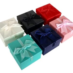 Cajita de Regalo p/ Joyería 5x3x5cm x6u