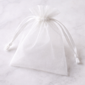 Bolsa de Organza 9x12 Blanca x100u