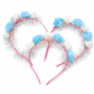 Vincha Luminosa Flores Argentina x3