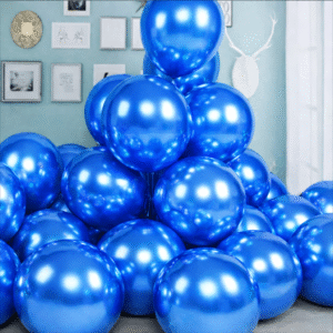 Globo Latex Chrome 18" 45cm x 20u - Azul