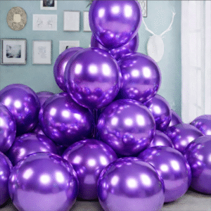 Globo Latex Chrome 18" 45cm x 20u - Violeta