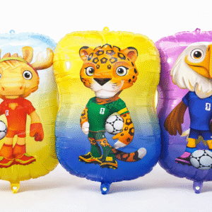 Globo Silueta Mundial 60x40cm x5